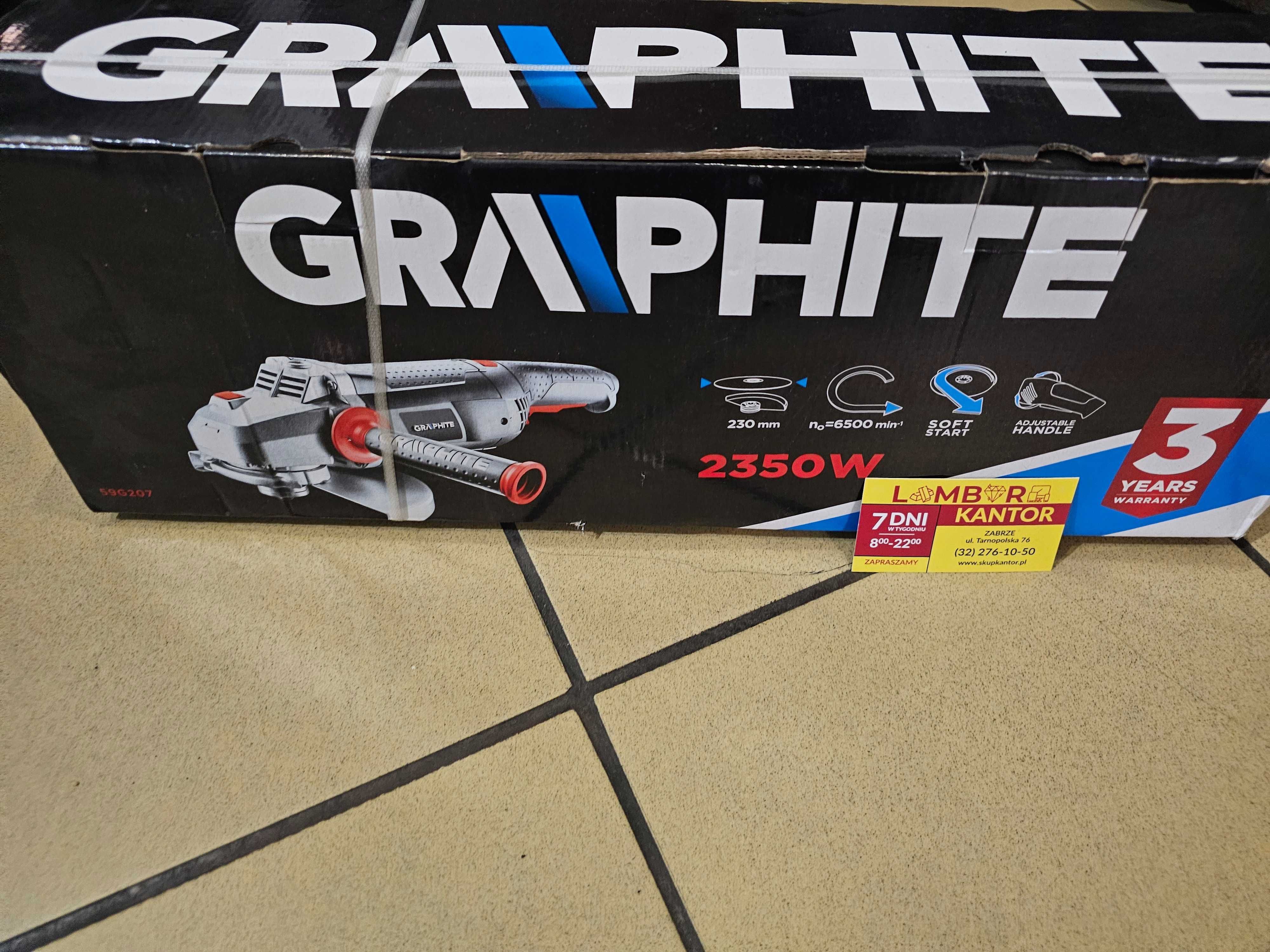 (1113/24) Szlifierka Graphite 2350W +Pudełko NOWA