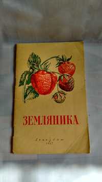 Редкая Книга Земляника Н. Рыбицкий 1957 клубника