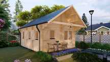 Drewniane Historie- Bungalow Torino 4,5x 6 + Antresola