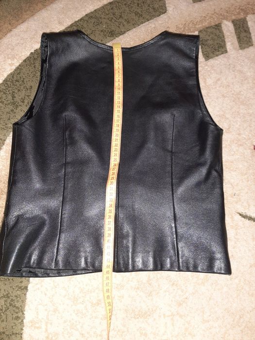 Кожанный.       жилет