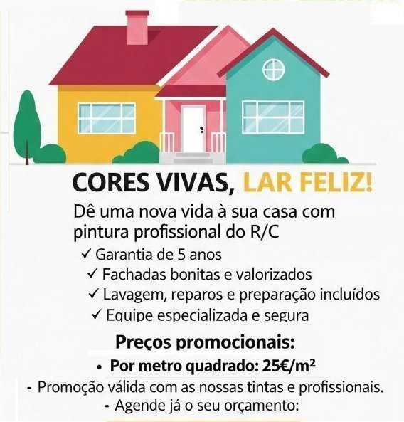 Aluga - se Bailéu com pintor para R/C com as nossas tintas incluídas