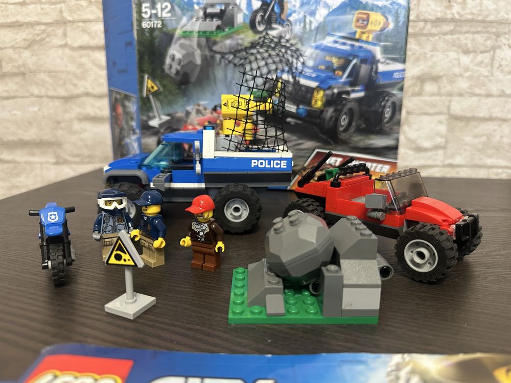 Lego city 60172 pościg górską drogą komplet
