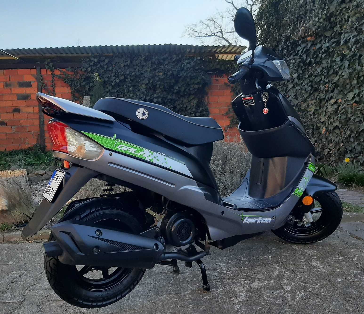Jak nowy skuter Barton Galactic 50 4t 2019r 1wł przebieg tylko 2753km