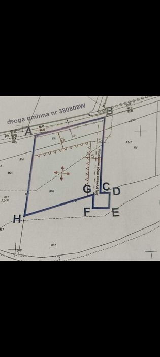 Działka 33/15 w miejscowości Nowe Paski