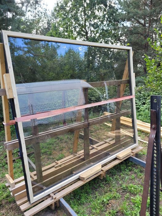 Okno do sauny szyby hartowane zespolone 1m2