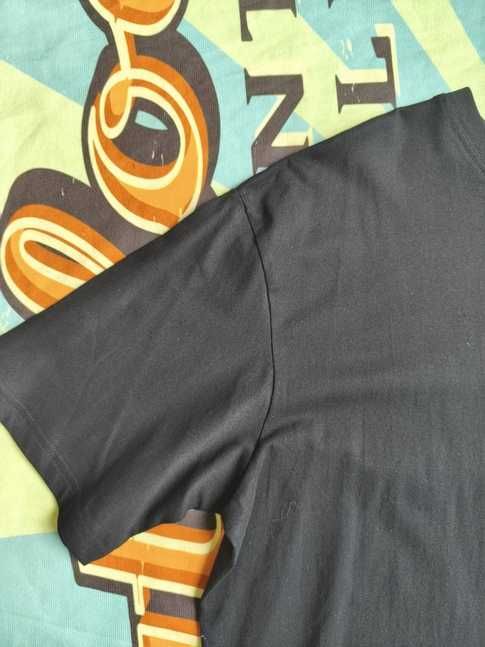 Koszulka Stussy czarna letnia modna z krótkim rękawem, rozmiar XL