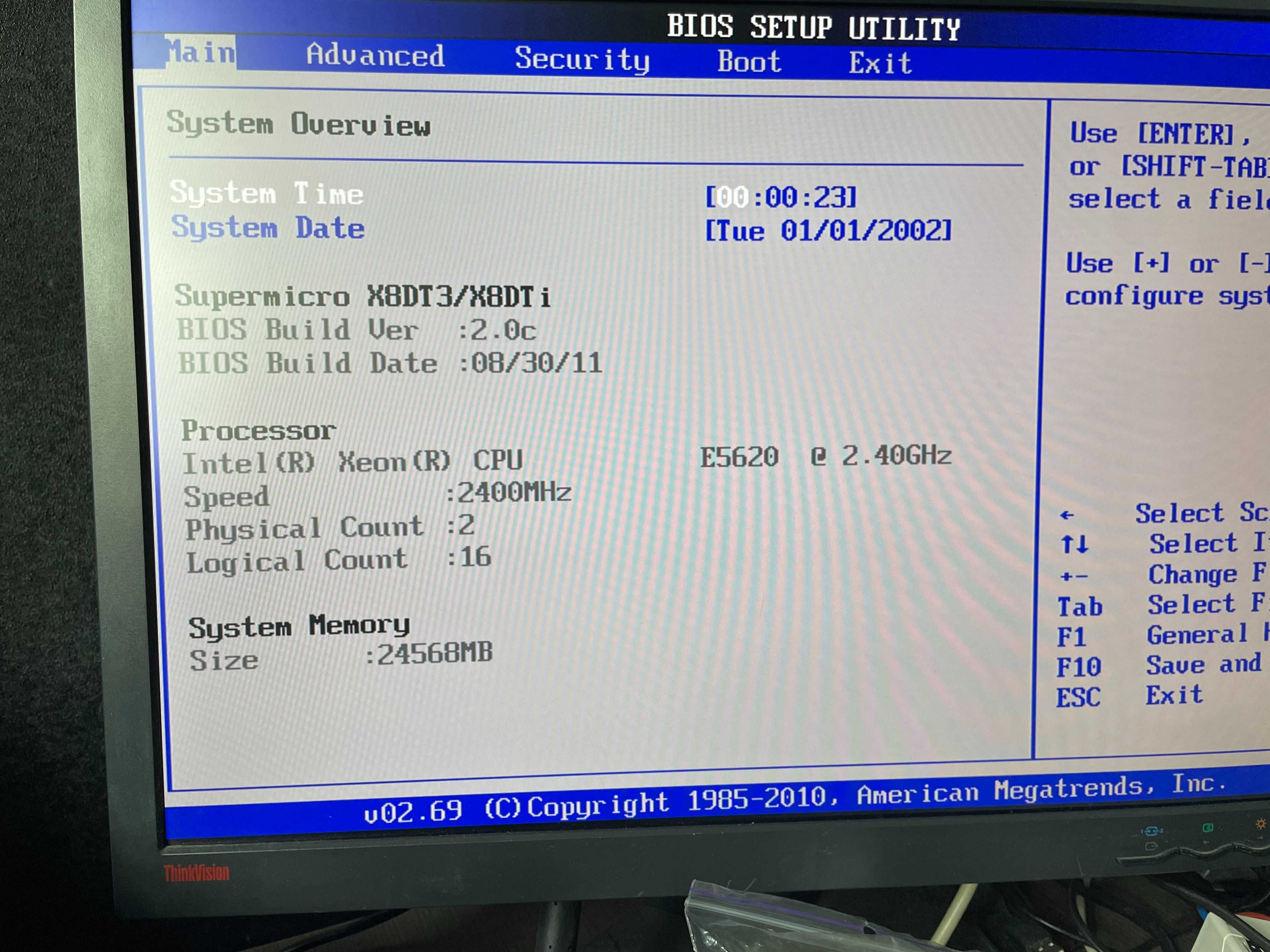 Сервер 2U X8DTi-LN4F supermicro, Intel XEON E5620 (2.40 Ghz), 24Gb