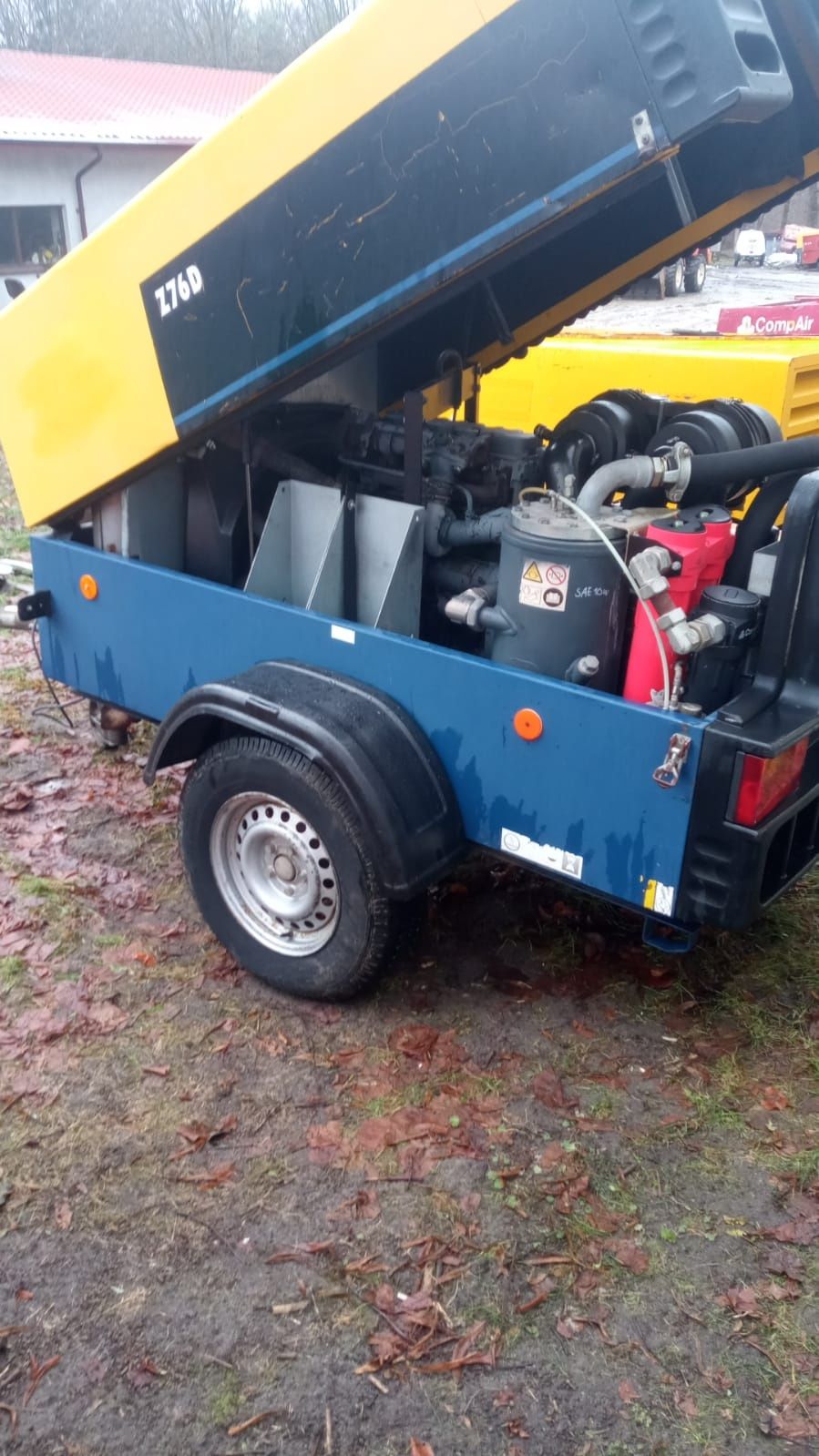 Kompressor sprężarka Compair C 76 Rok 2007 TRANSPORT