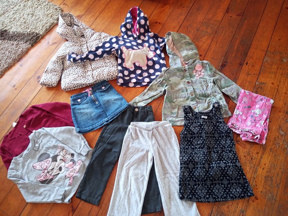 Paczka ubrań na jesień/zimę dla dziewczynki r.98
