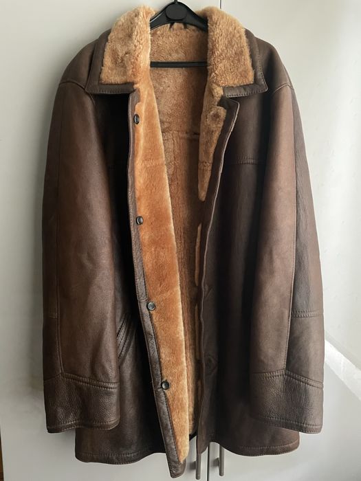 Kożuch naturalny męski nowy lekku roz L / XL