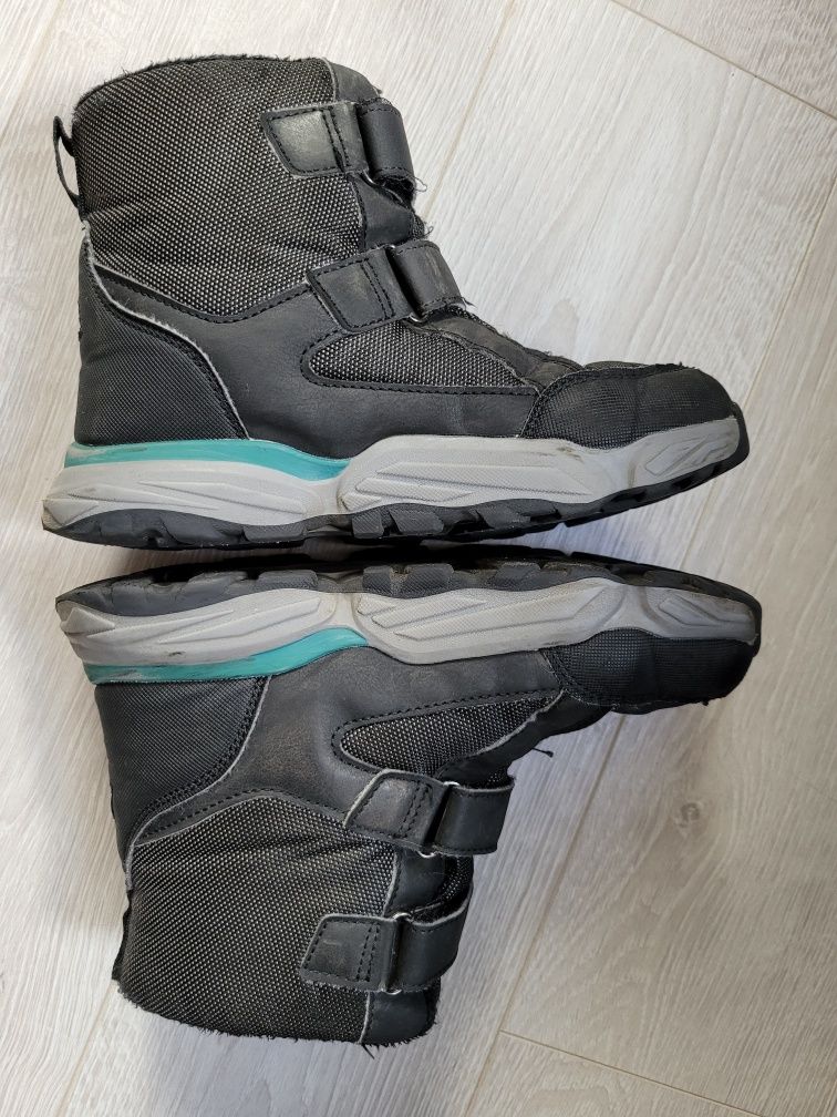 Buty zimowe kozaki chłopięce 33