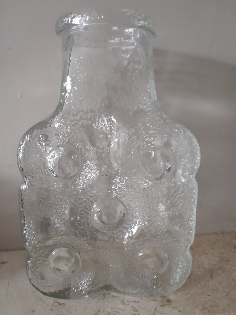 Szklana butelka Walther Glass 1972 r.