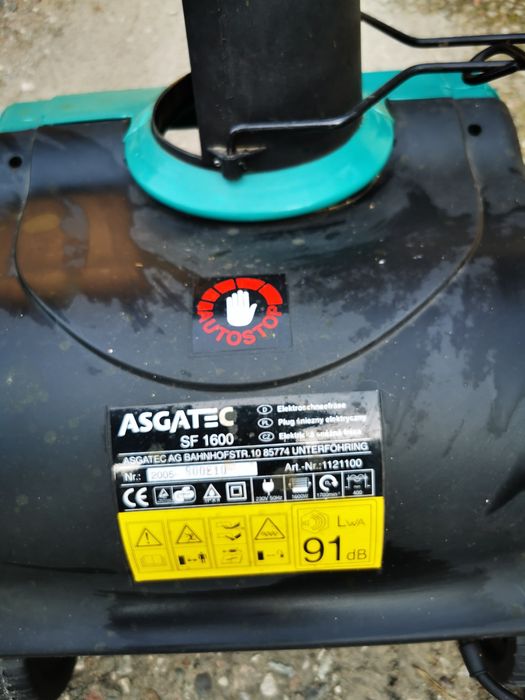 Odśnieżarka Asgatec SF 1600