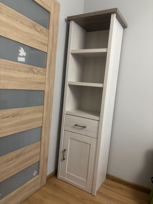 Meble, regal, łozko