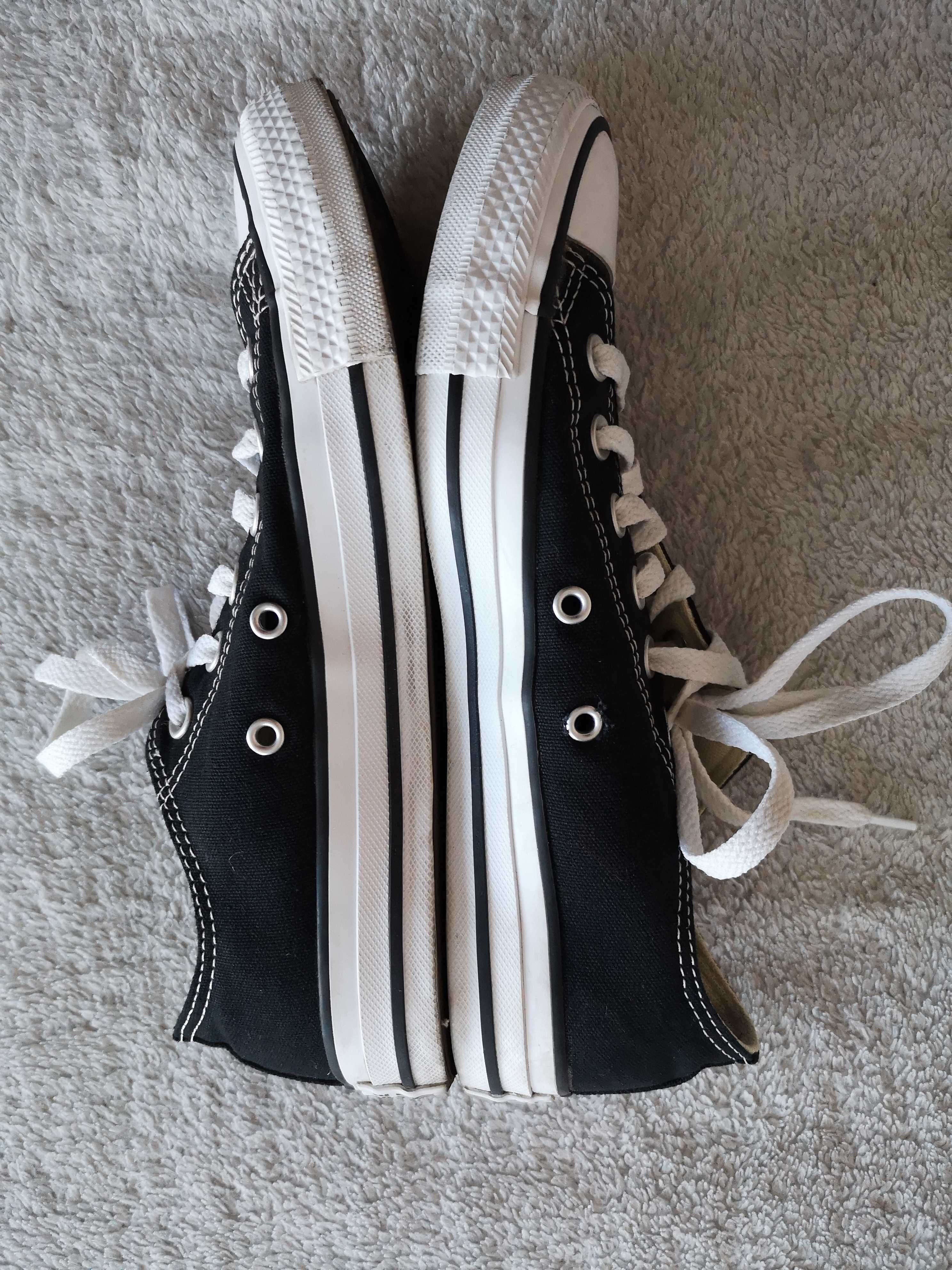 Czarne buty sportowe trampki tenisówki Converse M9166C 39 jak nowe