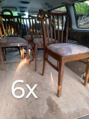 Krzesła drewniane PRL na sprężynach