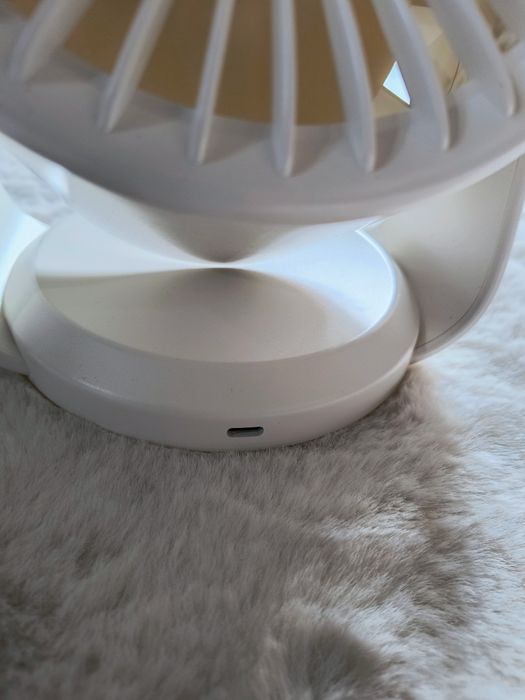 Wentylator wiatrak mocny biurkowy cichy, stojący 4000mah