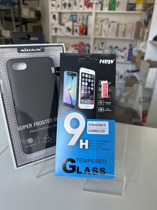 2x szkło hartowane + etui nillkin XIAOMI REDMI 6a