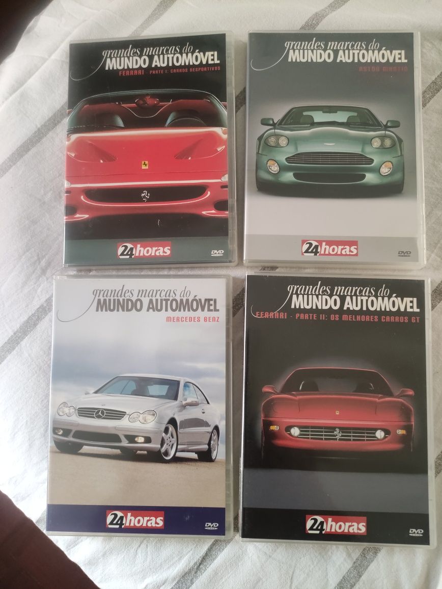 12 DVD'S coleção Grandes Marcas Automóveis