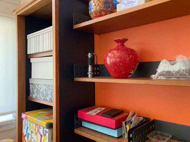 Móvel de sala para TV conjunto de 3 módulos pinho