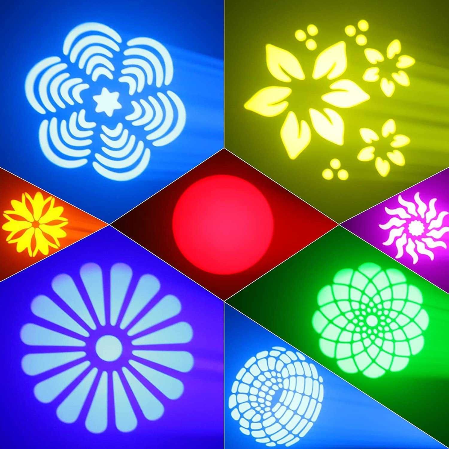 UKing 120W Oświetlenie sceniczne Disco, głowa led