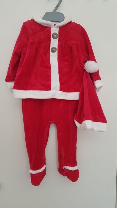 Fato Mãe Natal Menina 6meses