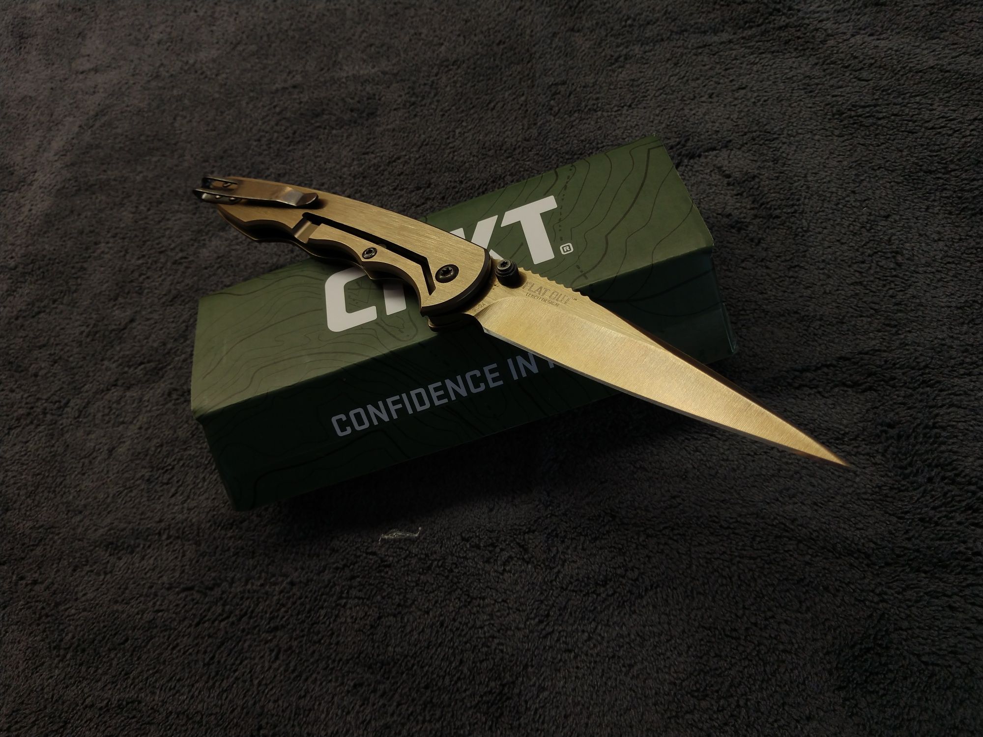 CRKT Outburst (Assisted) Gold Coating (Китай)