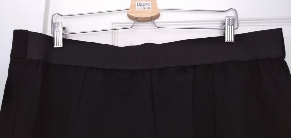 Nowe długie spodnie plus size (około 46 48 50 ) czarne pięknie uszyte!