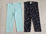 NOWE krótkie legginsy H&M r.128 zestaw dla dziewczynki