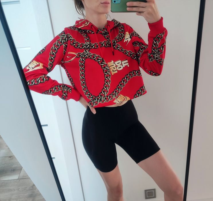 Bluza krótka z kapturem Nike just do it