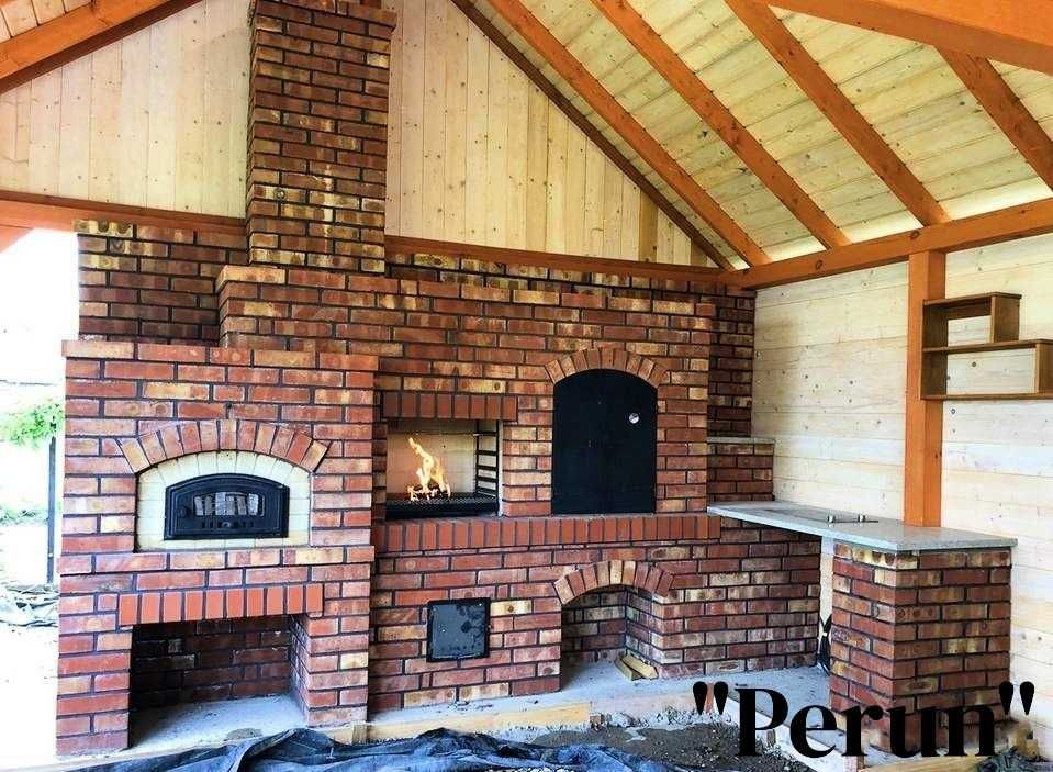 Grill ogrodowy – Wędzarnia, Grill, Piec do chleba i pizzy!