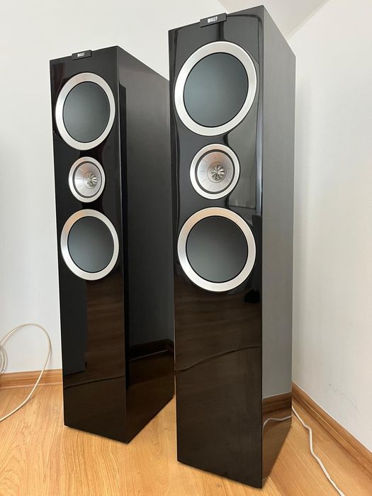 KEF R900 - Wyjątkowe kolumny podłogowe + Akcesoria / Super Stan

KEF R