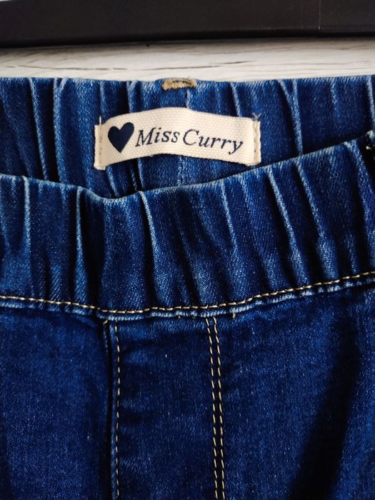 Jeansy tregginsy na gumie