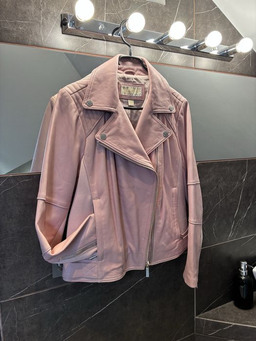 Kurtka skórzana ramoneska Michael Kors