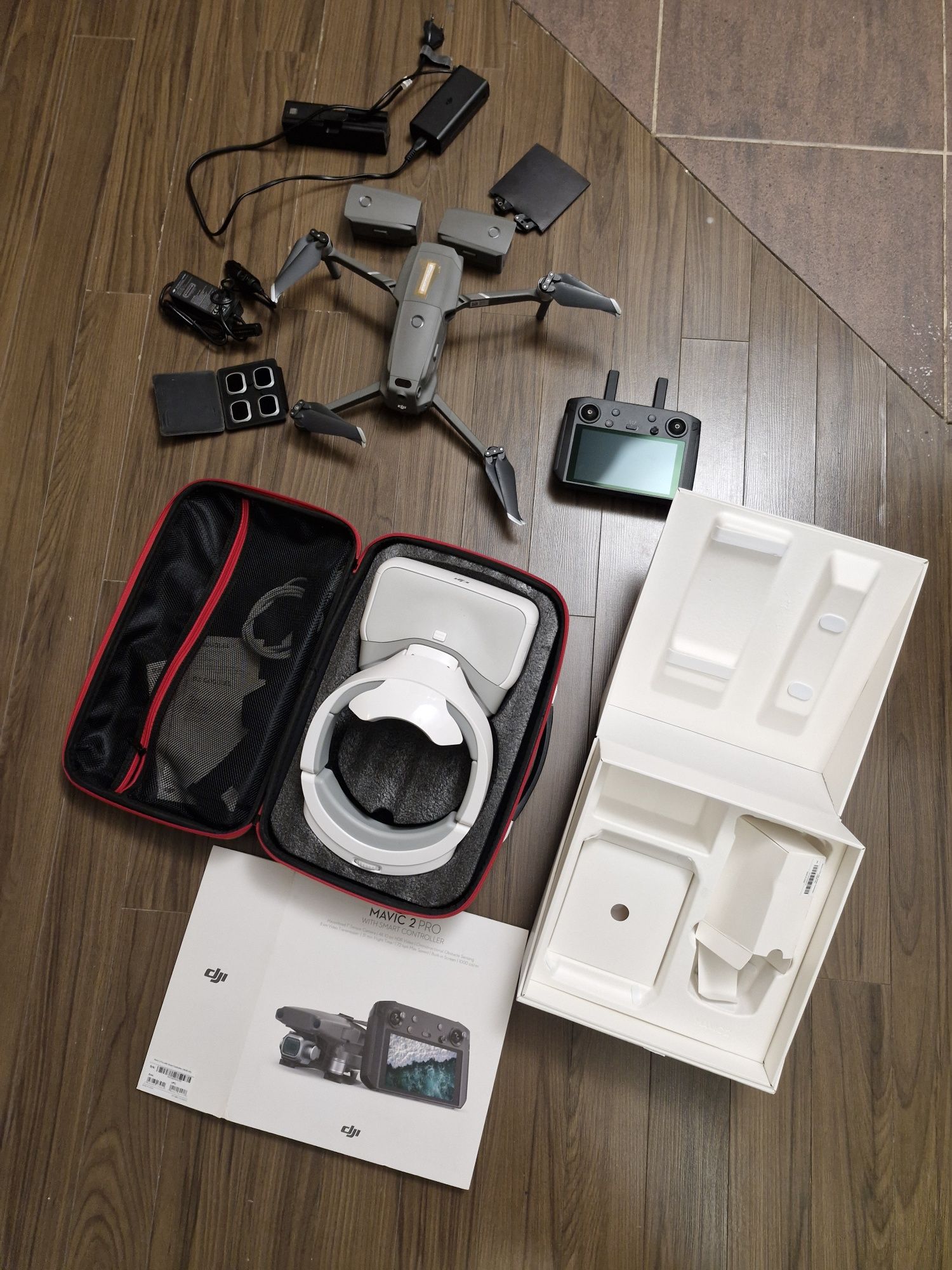 Dji Mavic 2 ZOOM 3 Aku Goggles Filtry Smart Controller fly more combo