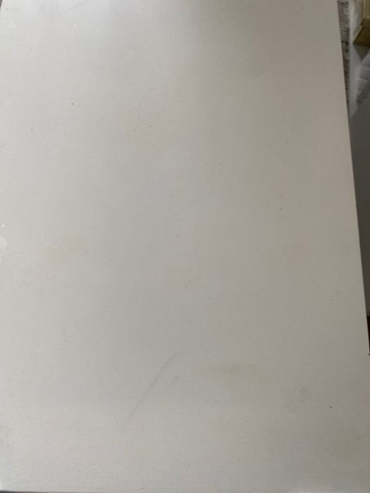 Ława przemalowana na biało 115x 60