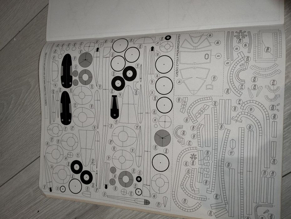 Model kartonowy Whirlwind Mk II