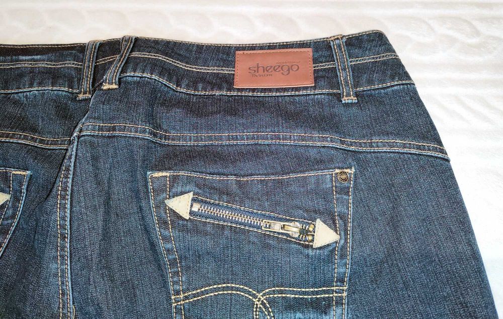 SHEEGO piękne spodnie damskie  Jeans BIG SIZE PLUS duży rozmiar ok 5XL
