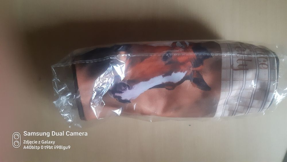 Piórnik z motywem konia Nowy