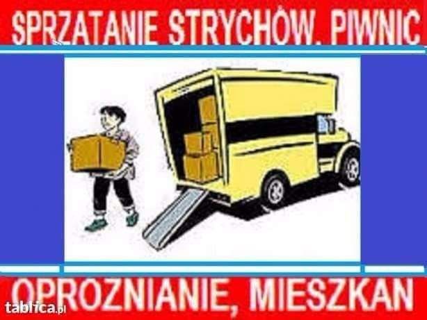 Transport * Przeprowadzki *PL*UE . Wywóz mebli * utylizacja * pszok*