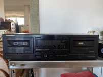 Leitor e gravador de cassetes doble deck - Pioneer