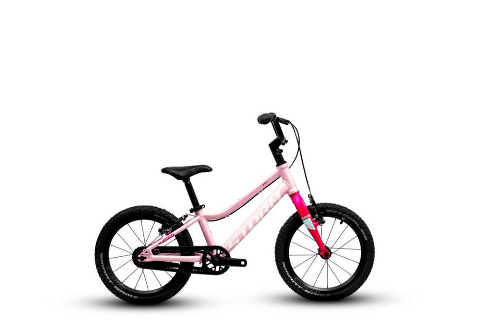 Rower dziecięcy STORM SKY SUPER LIGHT 16″ 1S różowy matt