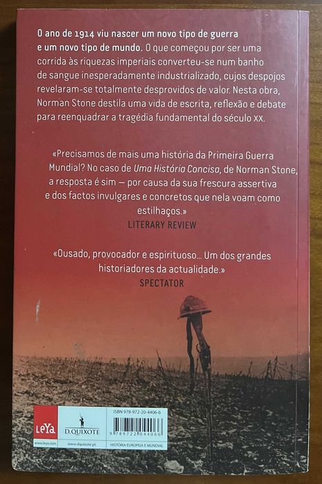 Livro "Primeira Guerra Mundial - Uma história concisa" de Norman Stone