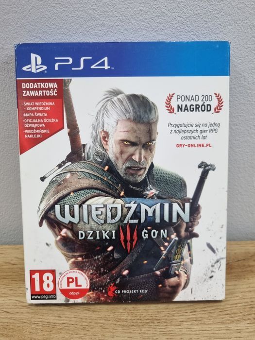 Gra Wiedźmin 3 Dziki Gon Playstation 4 Ps4 Używana