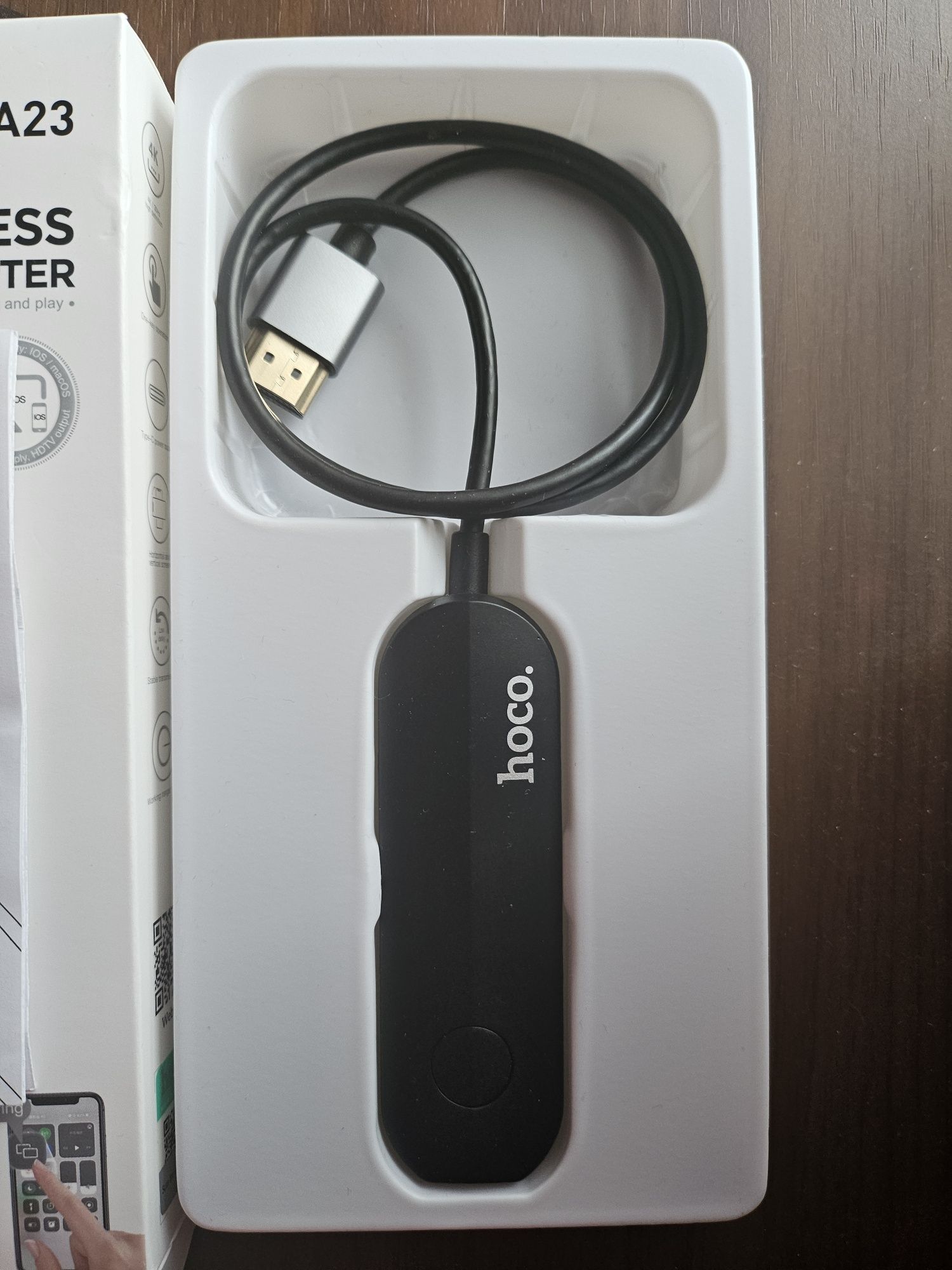 HDMI - Wi-Fi адаптер HOCO UA23 Flowing Bluetooth display adapter (iPho