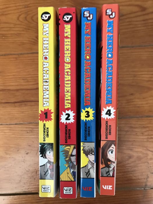 Livros My Hero Academia Manga inglês