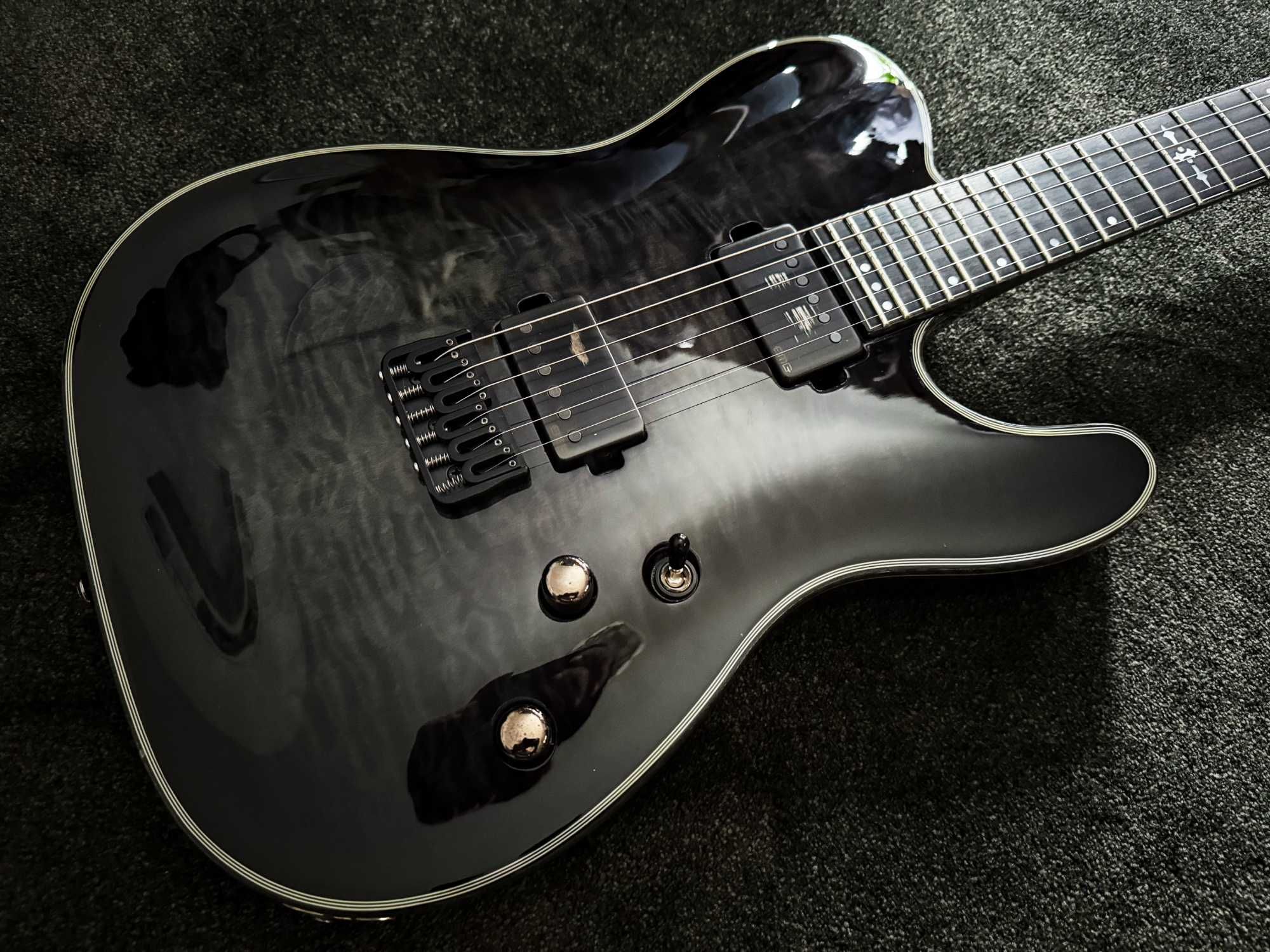 Schecter Hellraiser Hybrid PT Trans Black Burst + pokrowiec