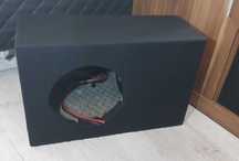 Skrzynia MDF subwoofer bass obudowa audio system 10' 25cm bass reflex