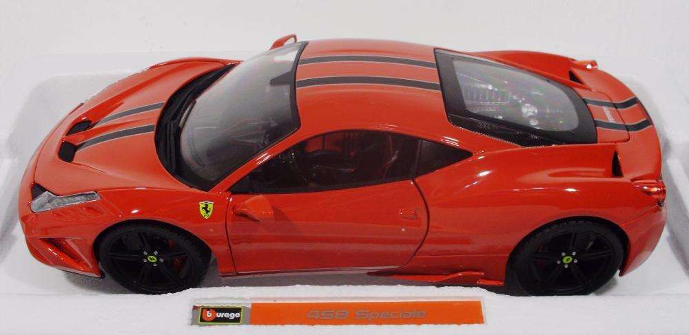 1/18 TOP PREÇO Ferrari 458 Specialle Bburago Signature - NOVO