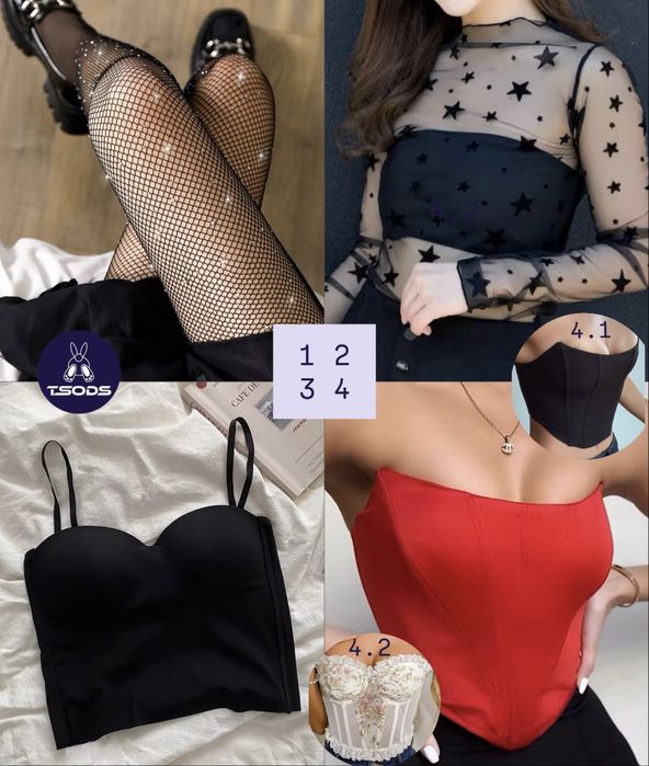 Колготки сітка з камнями панчохи сіткою стрази корсет чорний топ чашки